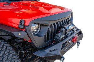 Jeep Wrangler JL Grill - DV8 Offroad - Angry - Black - `18-`27
